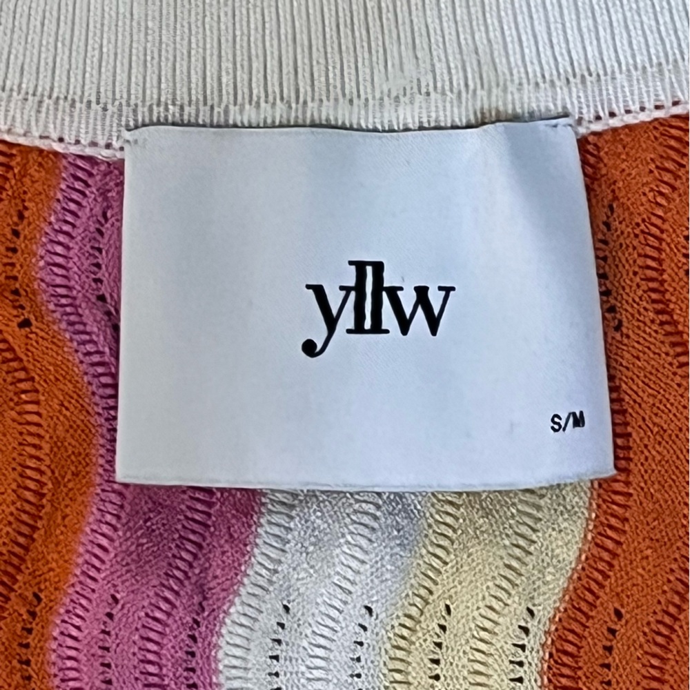 YLLW the Label Knit Felix Dress in Sorbet - size S/M - Picture 6 of 9